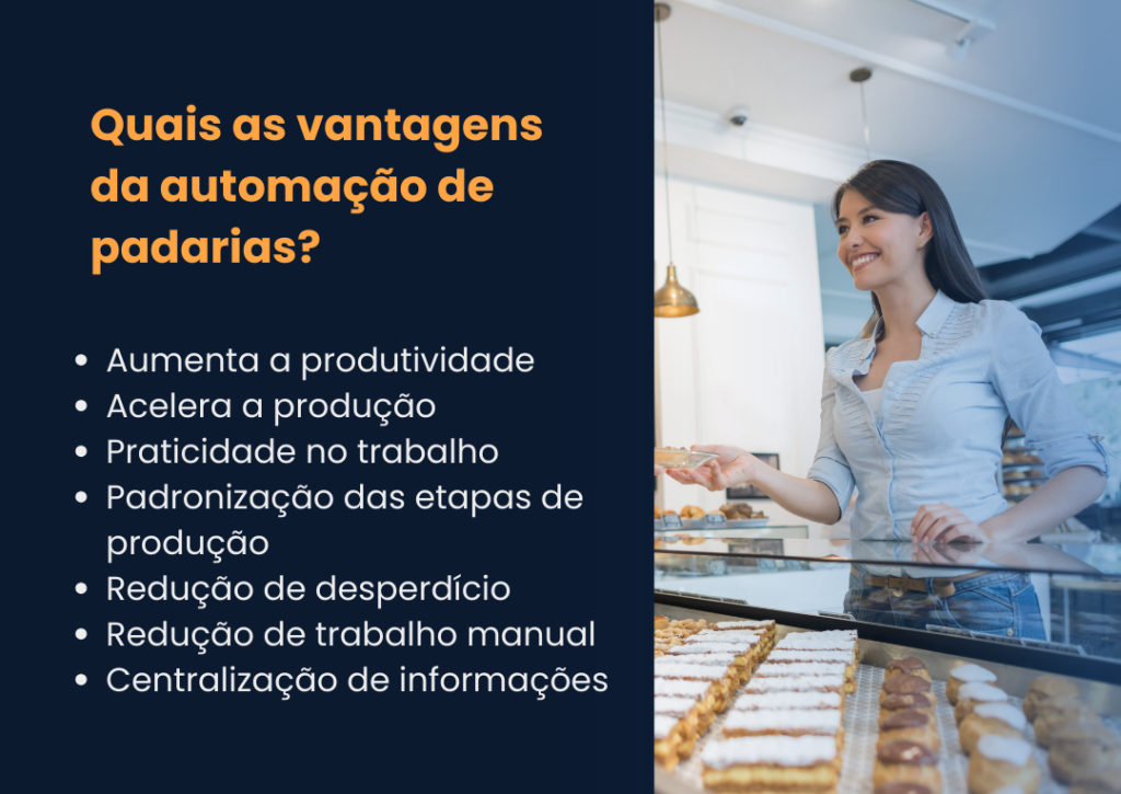 Exemplos dos benefícios de padarias